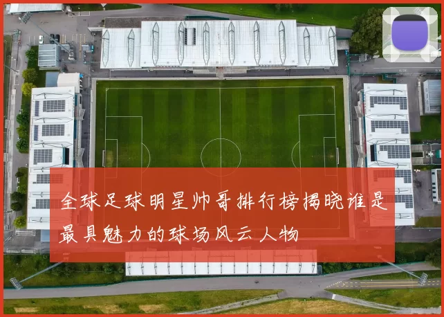 全球足球明星帅哥排行榜揭晓谁是最具魅力的球场风云人物